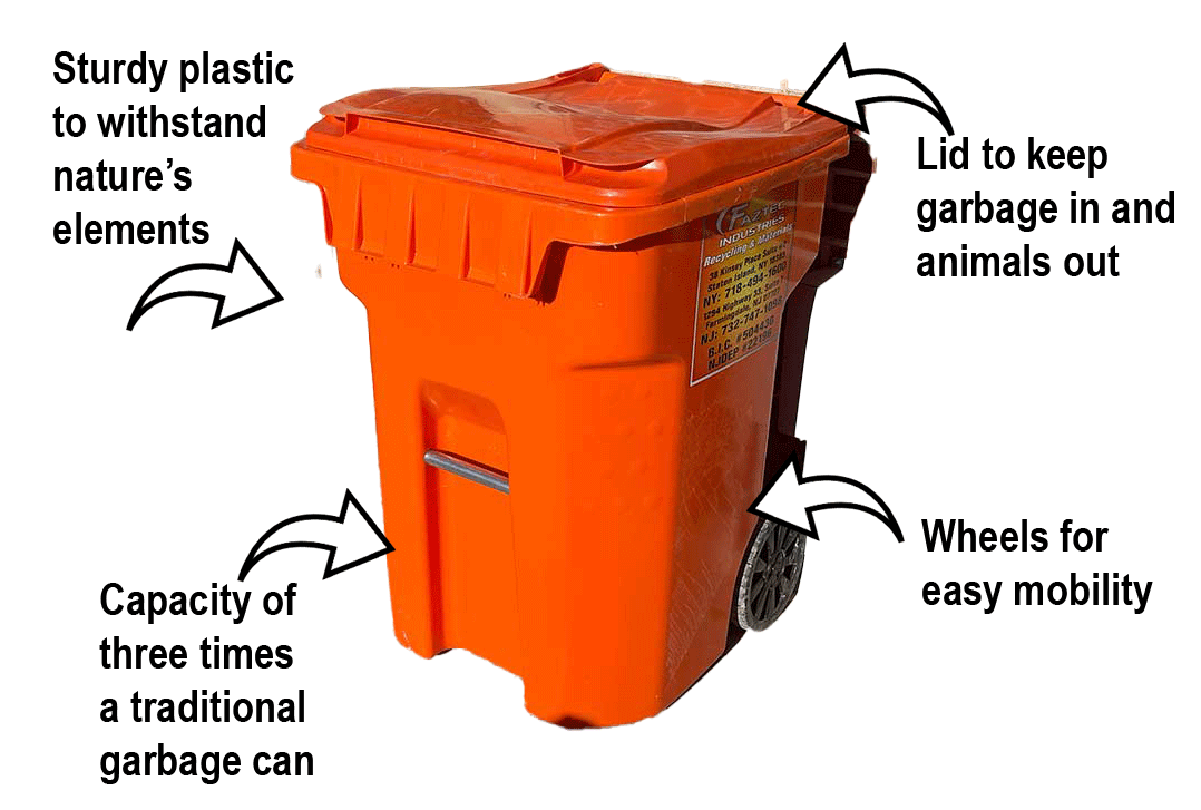 95 gallon trash can